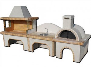 Set Barbeque Washbasin Oven Harmony
