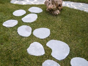 Garden Steps Oval Kavalas (Hand Cut)